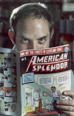 Harvey Pekar Reading American Splendor #5