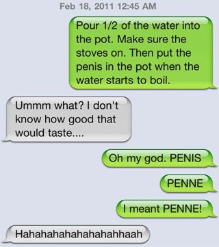 I Meant penne!