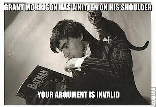 Grant Morrison And Kitten