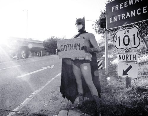 Batman Hitchhiking